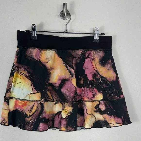 Sofibella Abstract UV Colors Cosmos 14” Tennis pickleball Skort Skirt Small - Picture 3 of 8